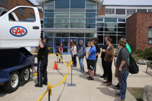 Distracted driving, drunk driving, drugging and driving and drowsy driving were addressed at the Sweet Life Road Show. Photo by Melissa Mangelsen.